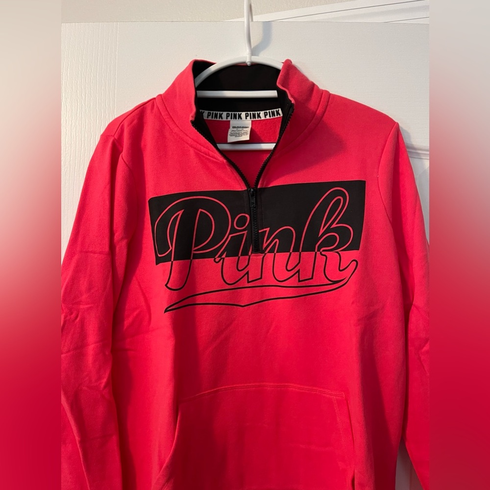 VS PINK 3/4 zip Sweatshirt